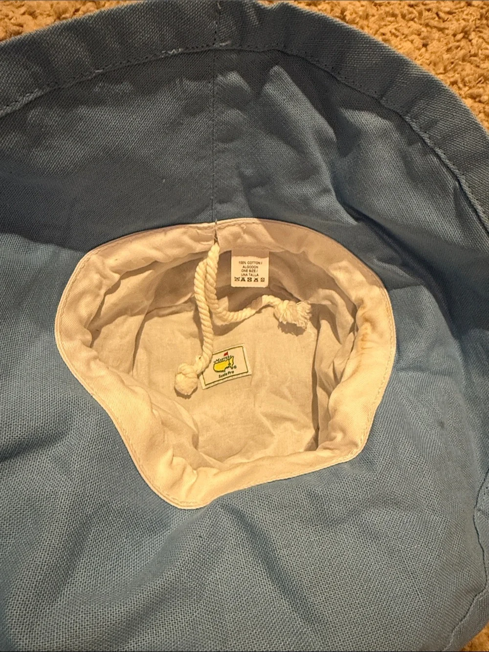 Masters Women's Blue Canvas Sun Hat